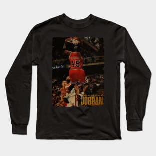 Michael Jordan Dunk Vintage Long Sleeve T-Shirt